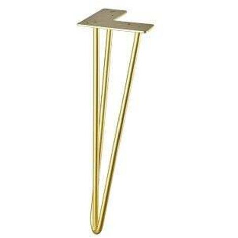 Hettich Hairpin 40 x 12 x 12 cm Stahl gold - 1 Stück Hairpin