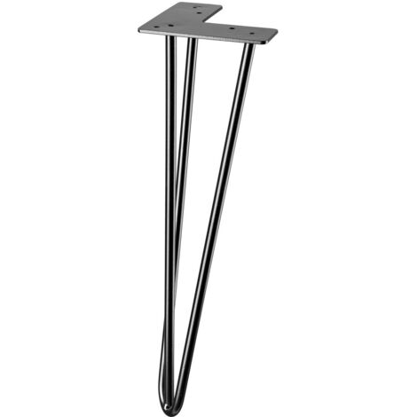 Hettich Hairpin 40 x 12 x 12 cm Stahl schwarz matt - 1 Stück Hairpin