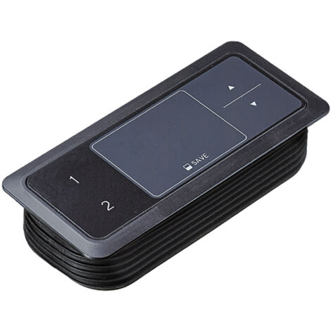 Hettich Handschalter LegaDrive Touch Inlay 9155201,  für Tischplatten,  schwarz