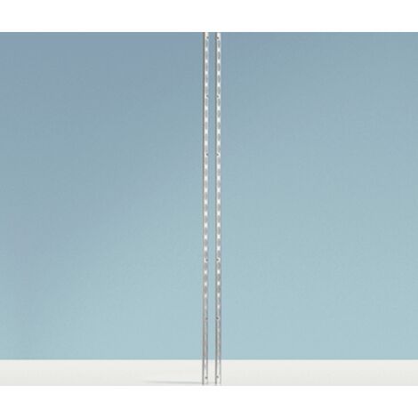 Hettich Hochschrank-Befestigungsleisten,  1500mm,  49260,  Stahl silber pulverbeschichtet