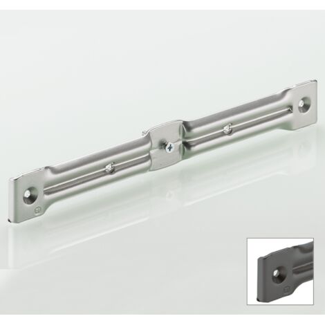 Hettich Hochschrank-Stabilisator, Korpusb. 300mm,  70798,  Stahl silber
