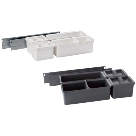 Hettich Hochschrank-Vorratsdosen-Set,  Orgabox,  9207549, Inhalt 6,2l,  Kunststoff