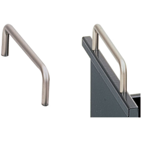 Hettich Karteikasten-Bügelgriff 41321, Ø 7mm, H 32mm,  Stahl matt vernickelt