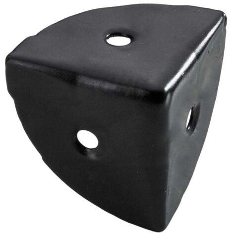 Hettich Kistenecke 28 x 28 x 28 mm schwarz - 1 Stück Filzgleiter & Möbelgriffe