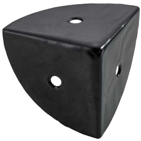 Hettich Kistenecke 36 x 36 x 36 mm schwarz - 1 Stück Filzgleiter & Möbelgriffe