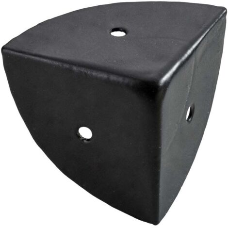 Hettich Kistenecke 45 x 45 x 45 mm schwarz - 1 Stück Filzgleiter & Möbelgriffe