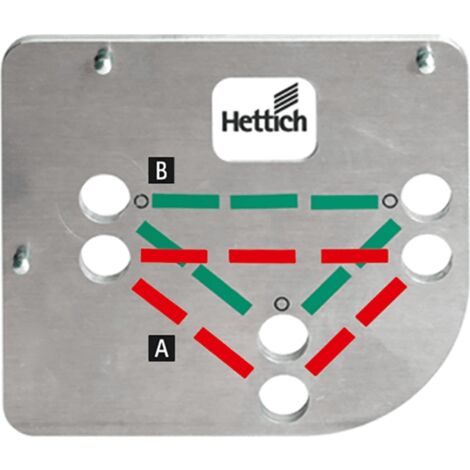 Hettich Klappenbeschlag-Bohrlehre, für Lift Advanced, LiftAdvanced, 9131495, Aluminium