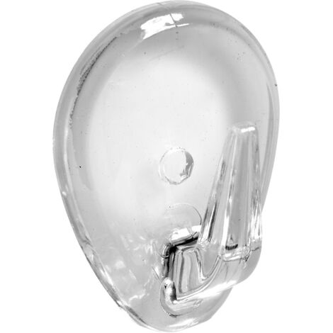 Hettich Klebehaken 30 x 38 x 32 mm transparent - 2 Stück Haken