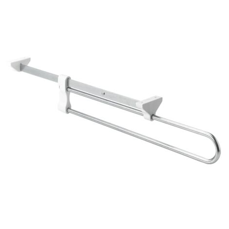 Hettich Kleiderbügelhalter ausziehbar 350 mm, verchromt, 1 Stück Möbelbeschläge