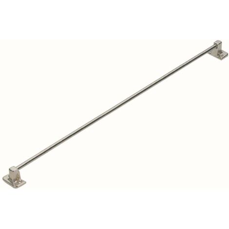 Hettich Krawattenhalter 400 mm zum Anschrauben Stahl, vernickelt, 1 Stück Möbelbeschläge