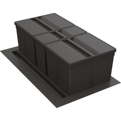 Hettich Küchen-Einbauabfallsammler,  Bin.it Prime 900 9220395,  KB min.900mm,  63l