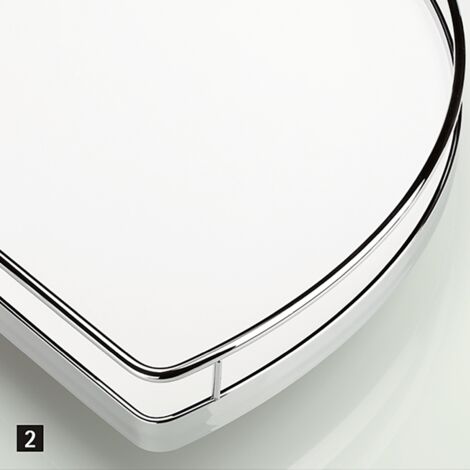 Hettich Küchenunterschrank-Eckschrankdrehbeschlag 70550, Boden Ø 850mm,  1000x525mm,  Stahl