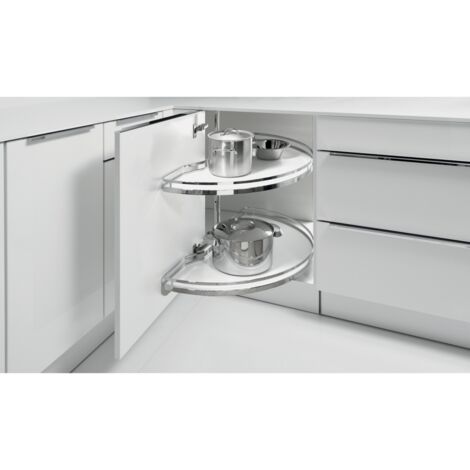 Hettich Küchenunterschrank-Eckschrankdrehbeschlag 9080036, Boden Ø 850mm,  1000x525mm,  STA