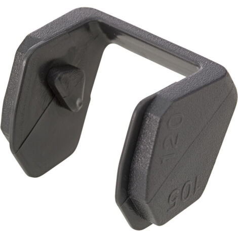 Hettich – Limitateur d'angle d'ouverture pour charnières sensys – Angle 90°/135° – Plastique anthracite – Compatible avec charnières non amorties - ral7024