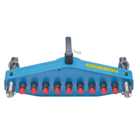 Hettich Lochreihenbohrung-Wechselbohrgetriebe,  BlueMax Mini Modular 9131506,  9 Spindeln