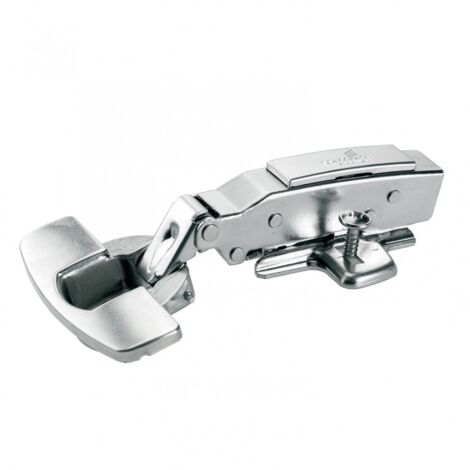 Hettich – Lot de 2 charnières invisibles à encastrer 35mm – Recouvrement total – Acier nickelé – Angle d'ouverture 110° – Amortisseur intégré