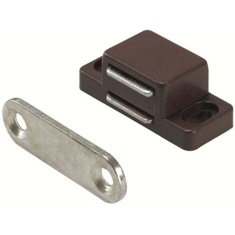 Hettich Magnetschnäpper 13 x 15 x 35 mm braun 4 kg - 4 Stück Möbelbeschläge