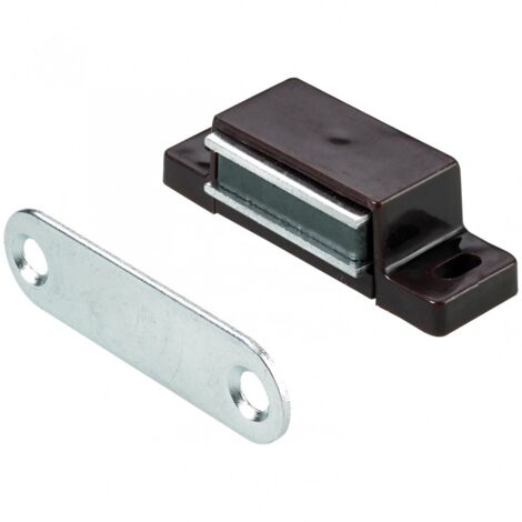 Hettich Magnetschnäpper 15 x 14 x 45 mm braun 5 kg - 10 Stück Möbelbeschläge