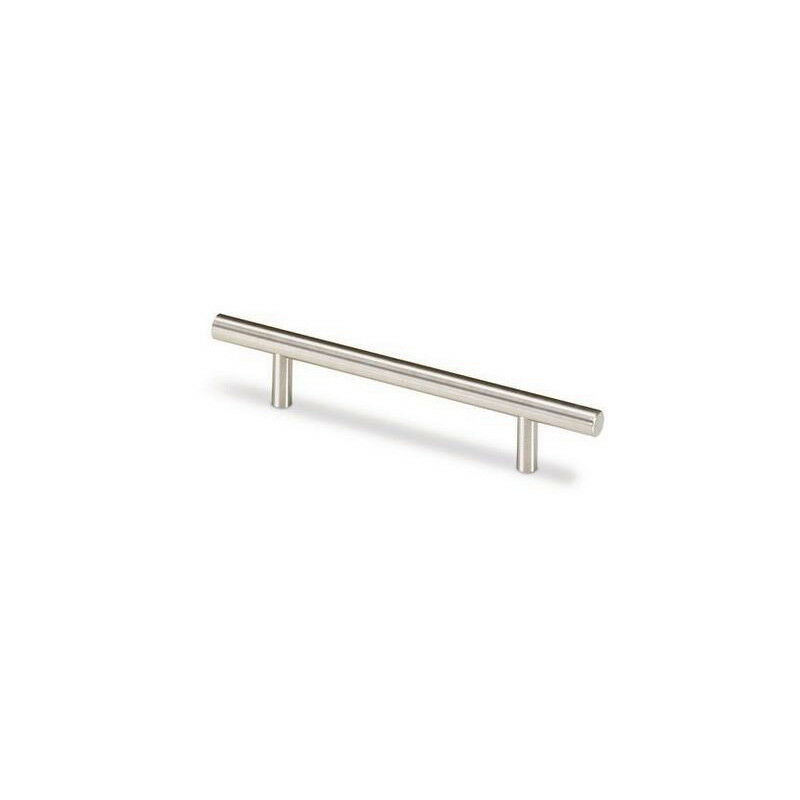 

Tirador para mueble de acero inoxidable cepillado Salvia 96mm D.10mm HETTICH