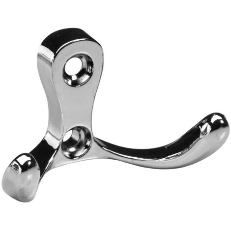 Hettich Mantelhaken 3,1 x 5,8 x 2,9 cm Zinkdruckguss verchromt - 1 Stück Möbelbeschläge