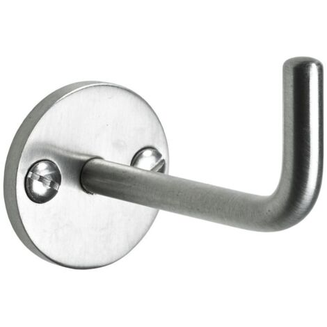 Hettich Mantelhaken 4,5 x 3,2 x 5,0 cm Edelstahl matt - 1 Stück Möbelbeschläge