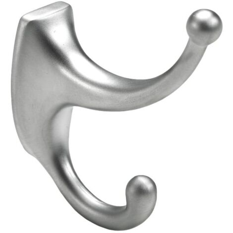 Hettich Mantelhaken 4,6 x 1,3 x 3,8 cm Aluminium-Optik - 1 Stück Haken