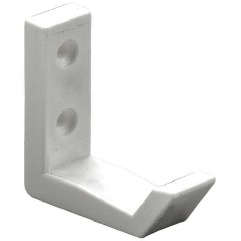 Hettich Mantelhaken 5,1 x 1,8 x 5,7 cm Kunststoff weiß - 1 Stück Haken