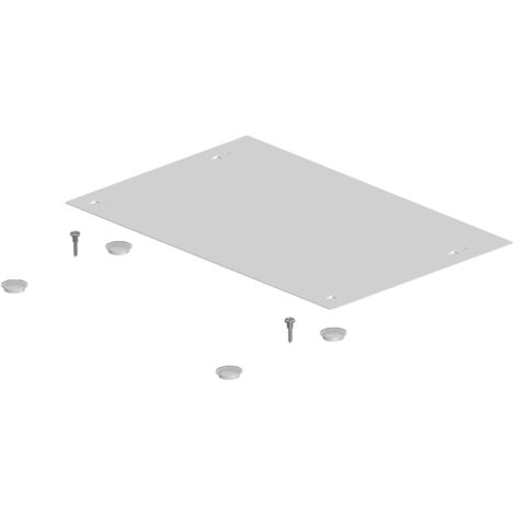 Hettich Materialschale-Deckel,  m.Kassette,  SmarTray Stahl 75 9208310,  m. Abhebesi.,  weiß