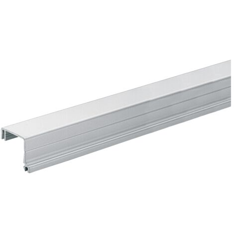 Hettich MB-Abdeckprofil f. Laufprofile 2500mm,  Vertico Synchro/Mono,  20400,  silber elox.