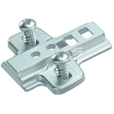 Hettich MB-Adapterplatte für Paralleladapter 9106987, D 3mm Zinkdruckguss, vernickelt