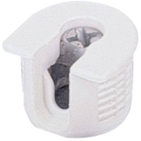 Hettich MB-Exzenter-Verbindungsbeschlag,  Bohr Ø 20x14mm,  VB 35 M/19,  65507,  weiß