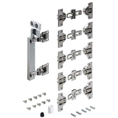 Hettich MB- Falttürbeschl.-Set,  1-T.,  2-Fl.,  20kg,  WingLine 230,  10083,  f.vorlieg.Türen