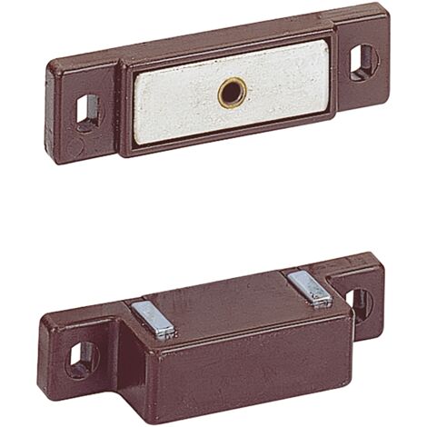 Hettich MB-Fangmagnetschnäpper,  5kg,  B 58mm,  H 16,5mm,  T 12,5mm,  M 64/GP 5,  13150,  braun