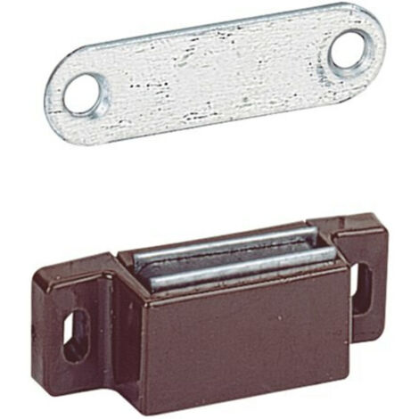 Hettich MB-Haftmagnetschnäpper 4kg, B 46mm, H 13,5mm T 15mm, M 71/GP 2, 13141 weiß
