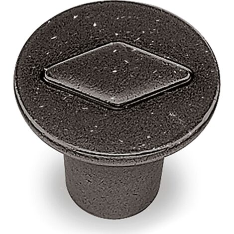 Hettich MB-Knopf,  Barcino,  9206131,  Ø 30mm,  H 25mm,  Zink,  schwarz matt