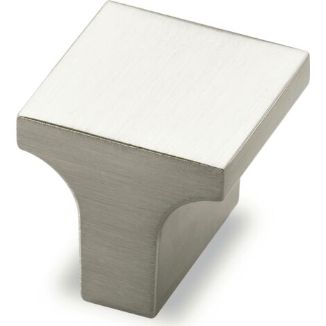 Hettich MB-Knopf,  Emo,  1170173,  B 25mm,  L 25mm,  H 23mm,  Zink,  edelstahloptik