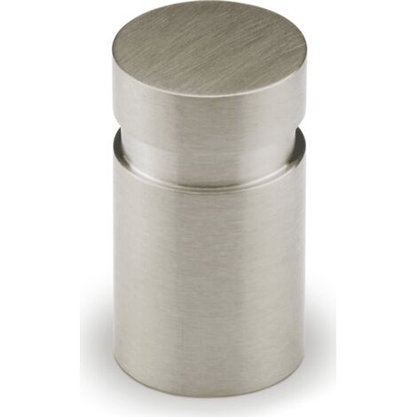 Hettich MB-Knopf,  Monacum,  9070958,  Ø 14mm,  H 25mm,  Edelstahl,  edelstahl gebürstet
