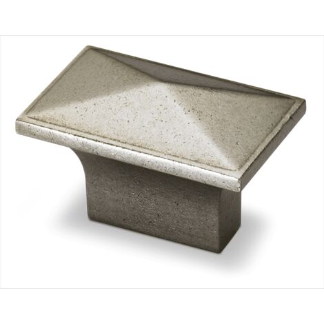 Hettich MB-Knopf,  Tarraco,  9112607,  B 30mm,  L 49mm,  H 28mm,  Zink,  zinnoptik