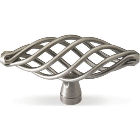 Hettich MB-Knopf,  Valentia,  9070510,  B 77mm,  H 37mm,  Stahl,  zinnoptik