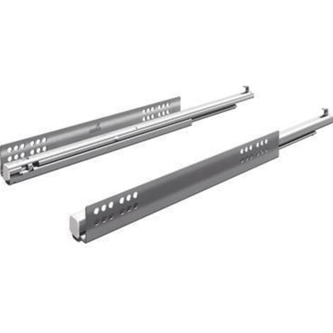 Hettich MB-Laufprof. f. Falttürsysteme,  L 2500mm,  SlideLine M,  9227186,  silb.,  eloxiert