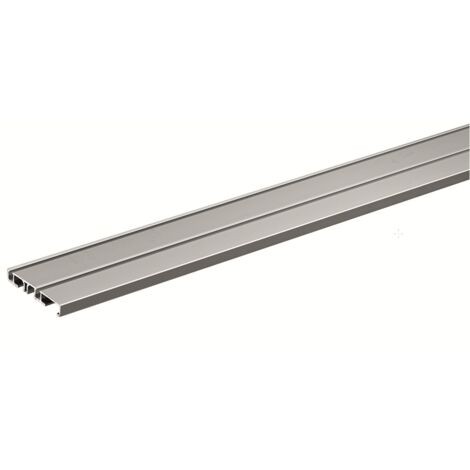 Hettich MB-Laufprof. f. Falttürsysteme,  L 4000mm,  SlideLine M,  9236576,  silb.,  eloxiert