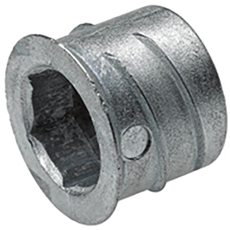 Hettich MB-Muffe, 12, 5mm, Rostrino, 9132011, Zinkdruckguss