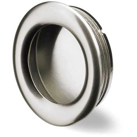 Hettich MB-Muschelgriff,  Borgoa,  9070556,  Ø 41mm,  H 11mm,  rund,  edelstahloptik