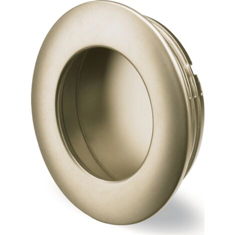 Hettich MB-Muschelgriff,  Borgoa,  9070565,  Ø 41mm,  H 11mm,  rund,  vernickelt