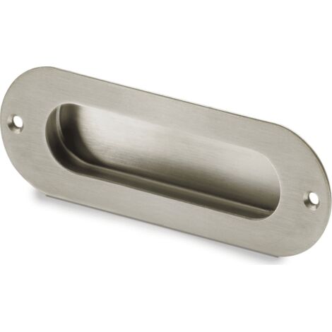 Hettich MB-Muschelgriff,  Dodona,  9070693,  B 40mm,  H 15mm,  oval,  edelstahl