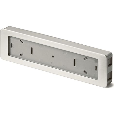 Hettich MB-Muschelgriff,  Touch-in,  9086691,  B 46mm,  H 17,  5mm,  rund,  edelstahloptik