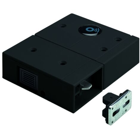 Hettich MB-RFID Schnäpperschloss,  Master/Slave,  9277823,  RFID 125 kHz,  schwarz