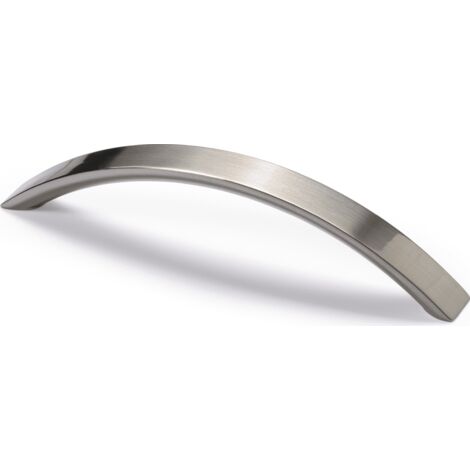 Hettich MB-Rundbogengriff,  Balmo,  43472,  B15x128mm,  H32mm,  edelstahloptik,  gebürstet