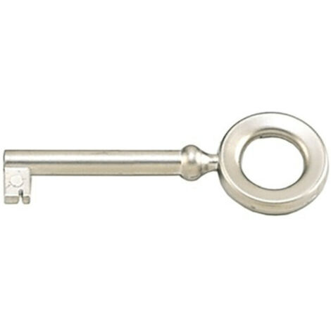 Hettich MB-Schlüssel,  Typ 0844565,  mit Bart,  Schaft Ø 6,  vernickelt
