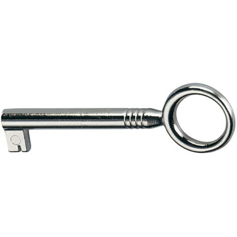 Hettich MB-Schlüssel,  Typ 0948596,  mit Bart,  Schaft Ø 6,  vernickelt